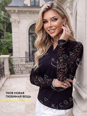картинка Лонгслив женский 564 магазин Одежда+ являющийся официальным дистрибьютором в России 